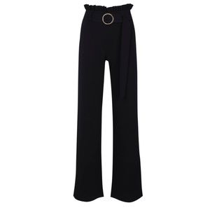 NWT Wide Leg Horn O Ring Trouser with Belt